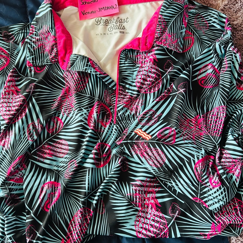 Breakfast Balls RSVLTS men’s 3x Miami Vice Polo